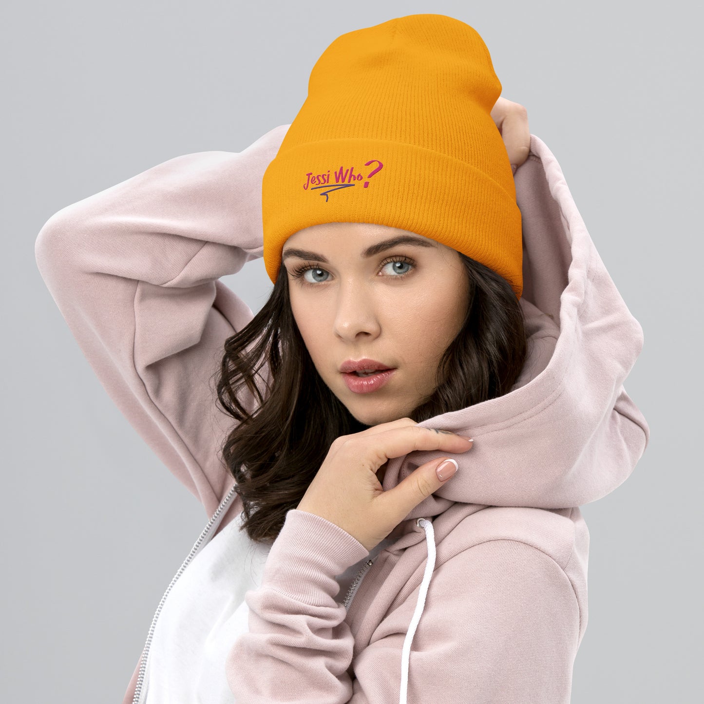 Jessi Who? Text Logo Beanie (unisex)