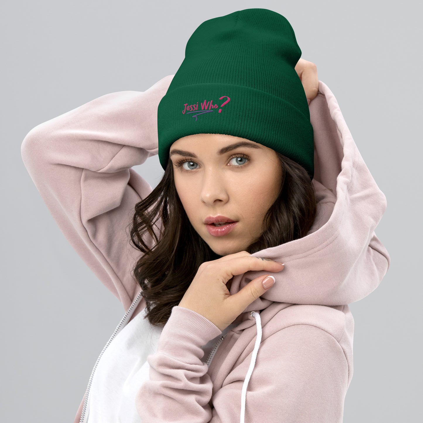 Jessi Who? Text Logo Beanie (unisex)